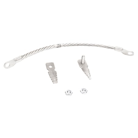 Corning ARMORED CABLE GROUNDING KIT, INCL ARMOR GROUNDING CLIP AND, GROUND STRAP 263462